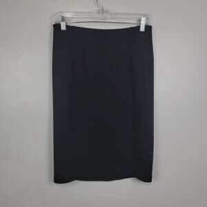 Liverpool Black Career Church Timeless Minimalist Pull-On Pencil Skirt Size 4
